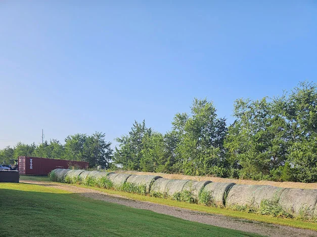 Maintained rural property and landscaping in the Brenham area